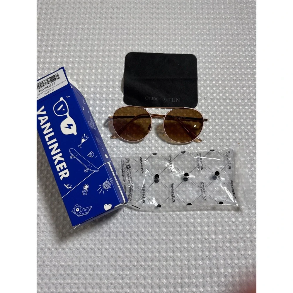 Revlon Sunglasses Women OS Rose Gold Round Aviator NS1017 RVN 53 MCV TST